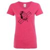 Women’s Glitter V-Neck T-Shirt Thumbnail