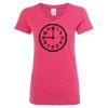 Women’s Glitter V-Neck T-Shirt Thumbnail
