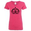 Women’s Glitter V-Neck T-Shirt Thumbnail
