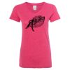 Women’s Glitter V-Neck T-Shirt Thumbnail