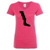 Women’s Glitter V-Neck T-Shirt Thumbnail