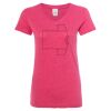Women’s Glitter V-Neck T-Shirt Thumbnail