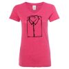 Women’s Glitter V-Neck T-Shirt Thumbnail