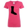 Women’s Glitter V-Neck T-Shirt Thumbnail