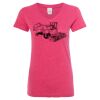 Women’s Glitter V-Neck T-Shirt Thumbnail
