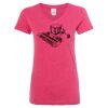 Women’s Glitter V-Neck T-Shirt Thumbnail
