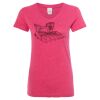 Women’s Glitter V-Neck T-Shirt Thumbnail