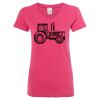 Women’s Glitter V-Neck T-Shirt Thumbnail