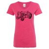 Women’s Glitter V-Neck T-Shirt Thumbnail