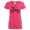 Women’s Glitter V-Neck T-Shirt Thumbnail