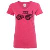 Women’s Glitter V-Neck T-Shirt Thumbnail