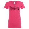 Women’s Glitter V-Neck T-Shirt Thumbnail