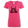 Women’s Glitter V-Neck T-Shirt Thumbnail