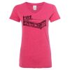 Women’s Glitter V-Neck T-Shirt Thumbnail