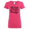 Women’s Glitter V-Neck T-Shirt Thumbnail