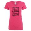 Women’s Glitter V-Neck T-Shirt Thumbnail