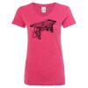 Women’s Glitter V-Neck T-Shirt Thumbnail