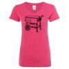 Women’s Glitter V-Neck T-Shirt Thumbnail