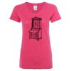 Women’s Glitter V-Neck T-Shirt Thumbnail