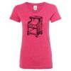 Women’s Glitter V-Neck T-Shirt Thumbnail