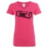 Women’s Glitter V-Neck T-Shirt Thumbnail