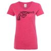 Women’s Glitter V-Neck T-Shirt Thumbnail