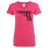 Women’s Glitter V-Neck T-Shirt Thumbnail