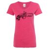 Women’s Glitter V-Neck T-Shirt Thumbnail