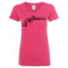 Women’s Glitter V-Neck T-Shirt Thumbnail