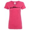 Women’s Glitter V-Neck T-Shirt Thumbnail