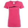 Women’s Glitter V-Neck T-Shirt Thumbnail