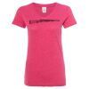 Women’s Glitter V-Neck T-Shirt Thumbnail