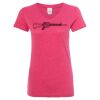 Women’s Glitter V-Neck T-Shirt Thumbnail