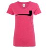 Women’s Glitter V-Neck T-Shirt Thumbnail