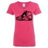 Women’s Glitter V-Neck T-Shirt Thumbnail