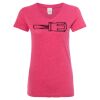 Women’s Glitter V-Neck T-Shirt Thumbnail