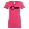 Women’s Glitter V-Neck T-Shirt Thumbnail