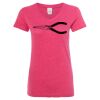 Women’s Glitter V-Neck T-Shirt Thumbnail