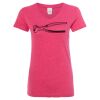 Women’s Glitter V-Neck T-Shirt Thumbnail