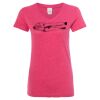 Women’s Glitter V-Neck T-Shirt Thumbnail