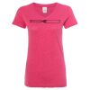 Women’s Glitter V-Neck T-Shirt Thumbnail