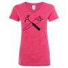 Women’s Glitter V-Neck T-Shirt Thumbnail