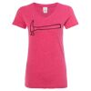 Women’s Glitter V-Neck T-Shirt Thumbnail