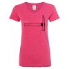 Women’s Glitter V-Neck T-Shirt Thumbnail