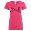 Women’s Glitter V-Neck T-Shirt Thumbnail