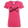 Women’s Glitter V-Neck T-Shirt Thumbnail