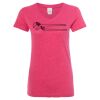 Women’s Glitter V-Neck T-Shirt Thumbnail