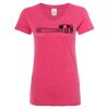 Women’s Glitter V-Neck T-Shirt Thumbnail