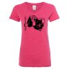 Women’s Glitter V-Neck T-Shirt Thumbnail