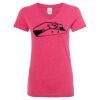 Women’s Glitter V-Neck T-Shirt Thumbnail